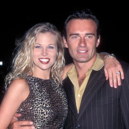Brooke Burns was in marital relation with Julian McMahon for one years.